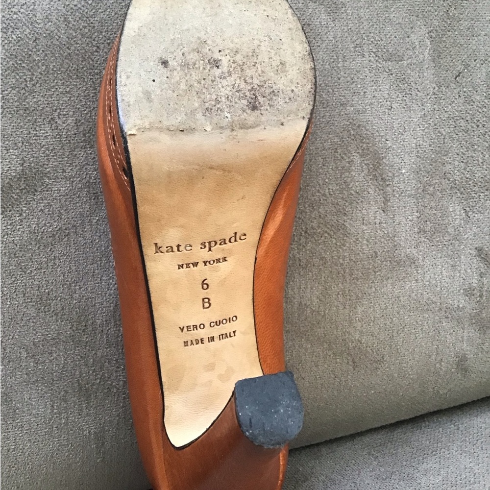 Kate Spade Leather Platform Heels Size 6 - Picture 13 of 16